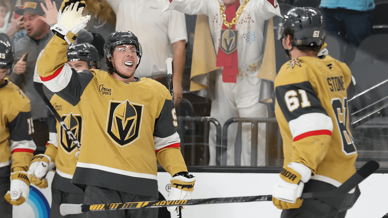 Marner has hat trick, 5 points in Golden Knights win against Flames