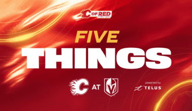 5 Things - Flames @ Golden Knights