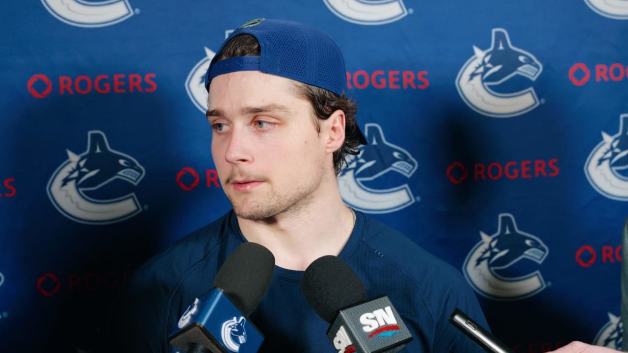 POSTGAME |Mueller at Oilers | Vancouver Canucks