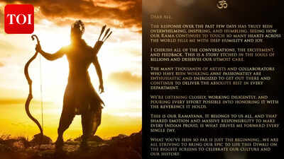 'Ramayana' producer Namit Malhotra responds to 'Rama' buzz; assures fans 'What you've seen so far is just the beginning'