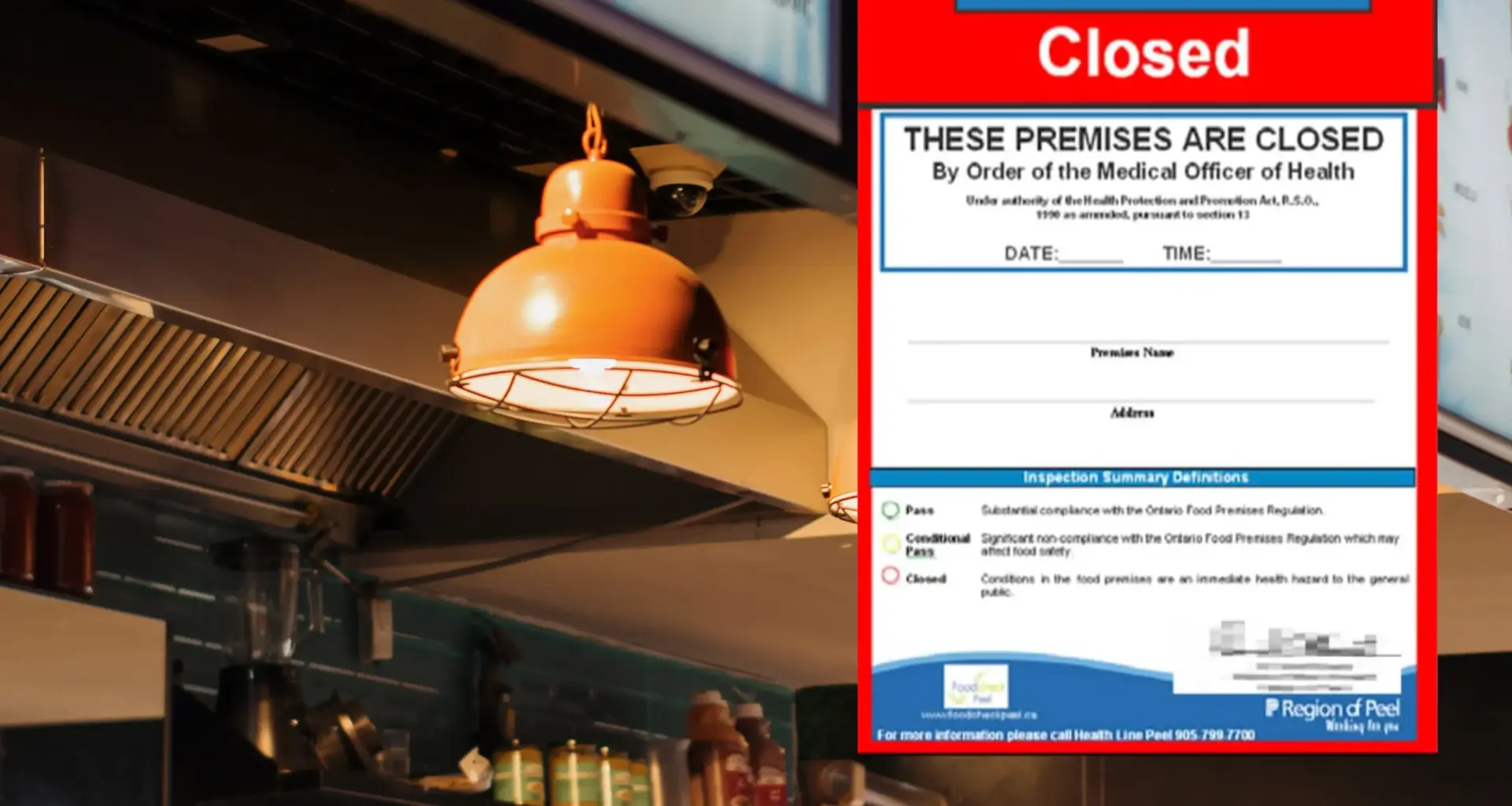 Popular restaurant fails health inspection for second time in Mississauga