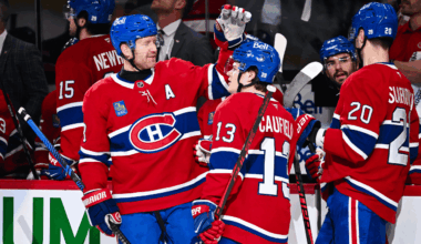 Caufield scores 50th goal of season for Canadiens