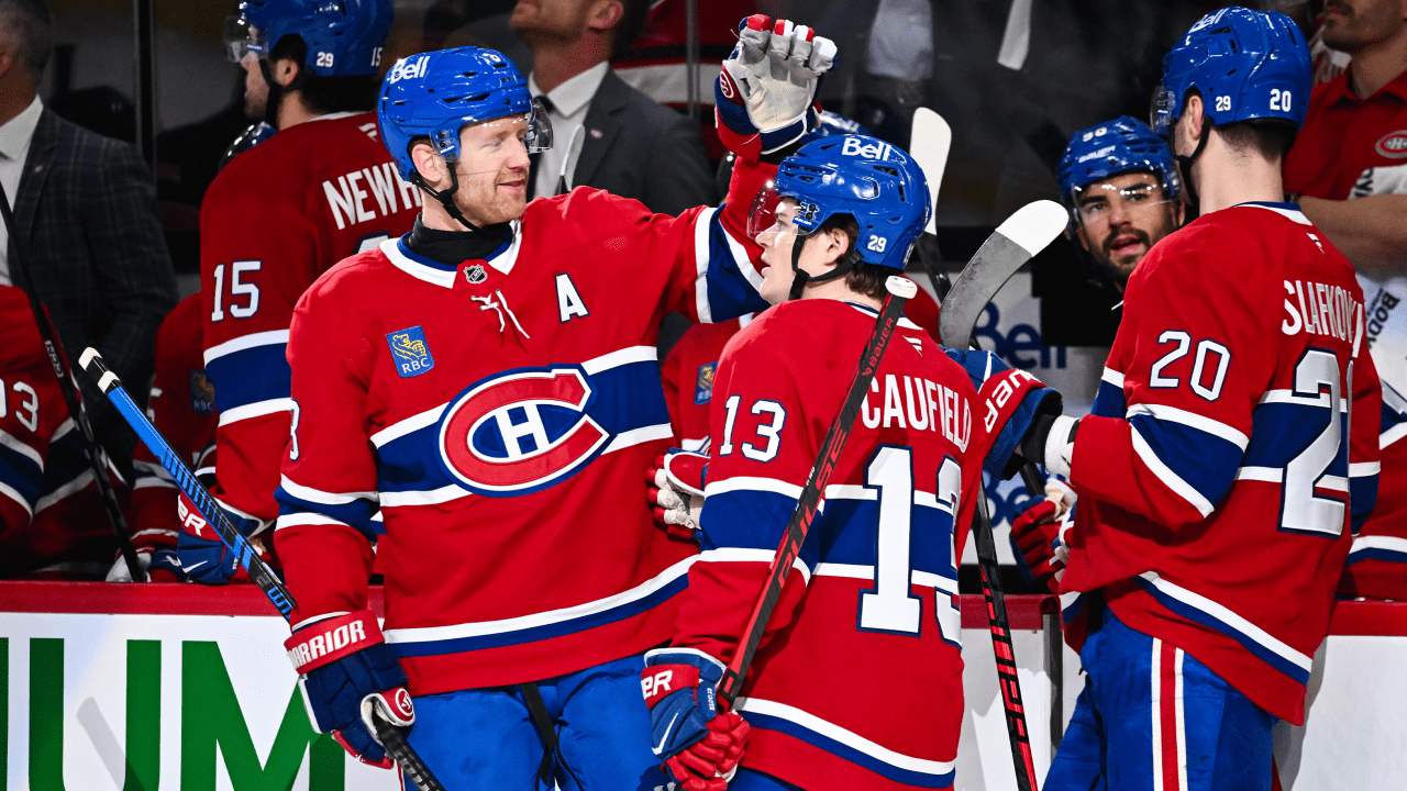 Caufield scores 50th goal of season for Canadiens