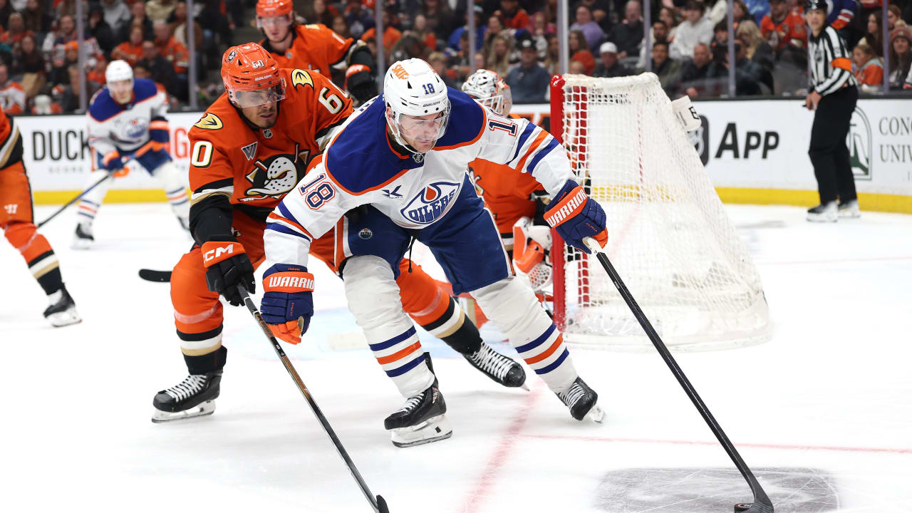 PROJECTED LINEUP: Oilers at Ducks (Game 6)