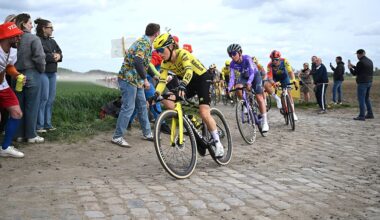 ROUBAIX, FRANCE - APRIL 12: Pauline Ferrand-Prevot of France and Team Visma