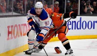 Oilers get blast from past in first-round series against Ducks