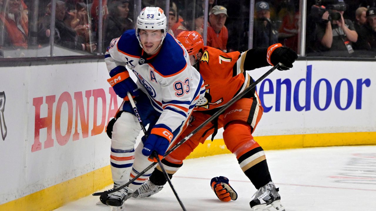 Oilers get blast from past in first-round series against Ducks