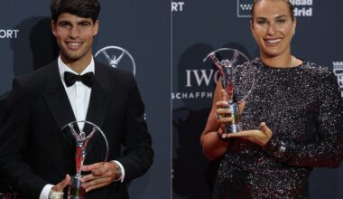Tennis duo Sabalenka and Alcaraz sweep top Laureus sports honours | Tennis News