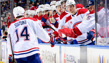 Suzuki surpasses 100 points, Canadiens eliminate Islanders from playoff race