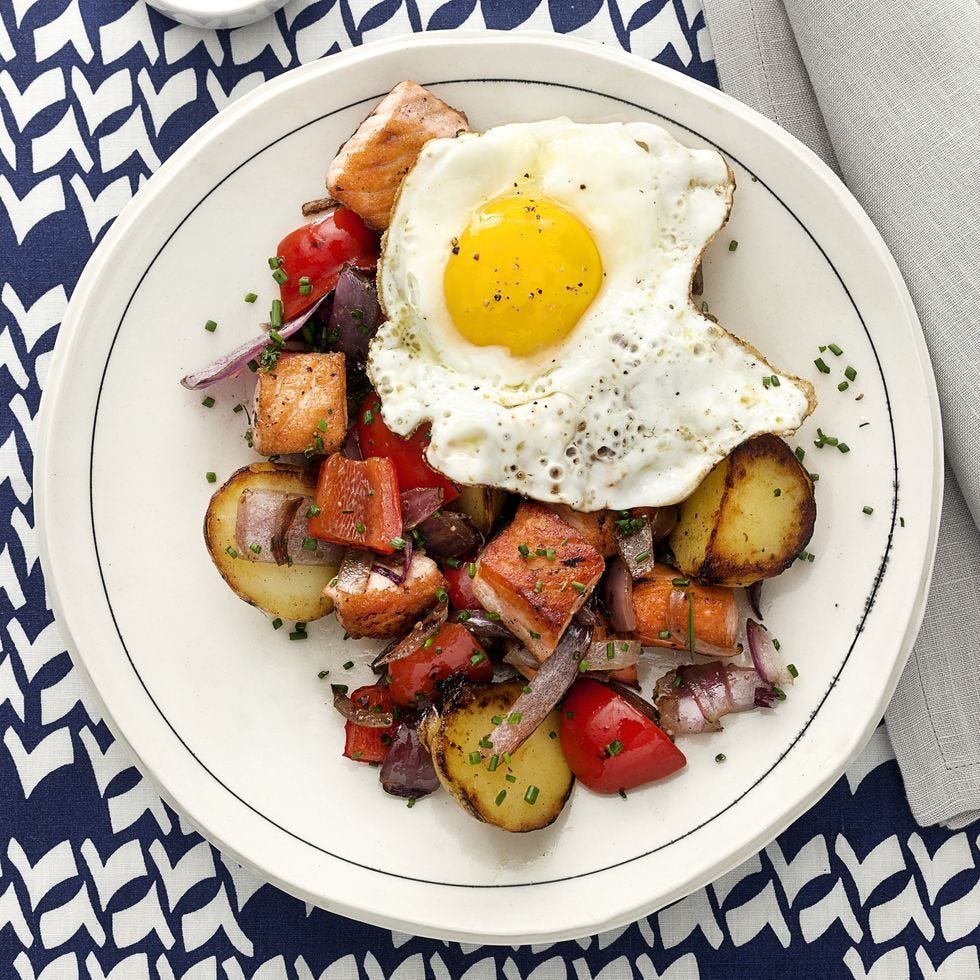 high protein breakfasts salmon eggs