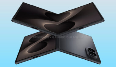 A leaked CAD render of the Samsung Galaxy Z Fold 8 Wide.