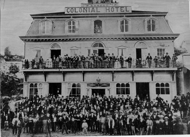 July 1, 1878: Dominion Day in New Westminster, the Colonial Hotel on Columbia Street.