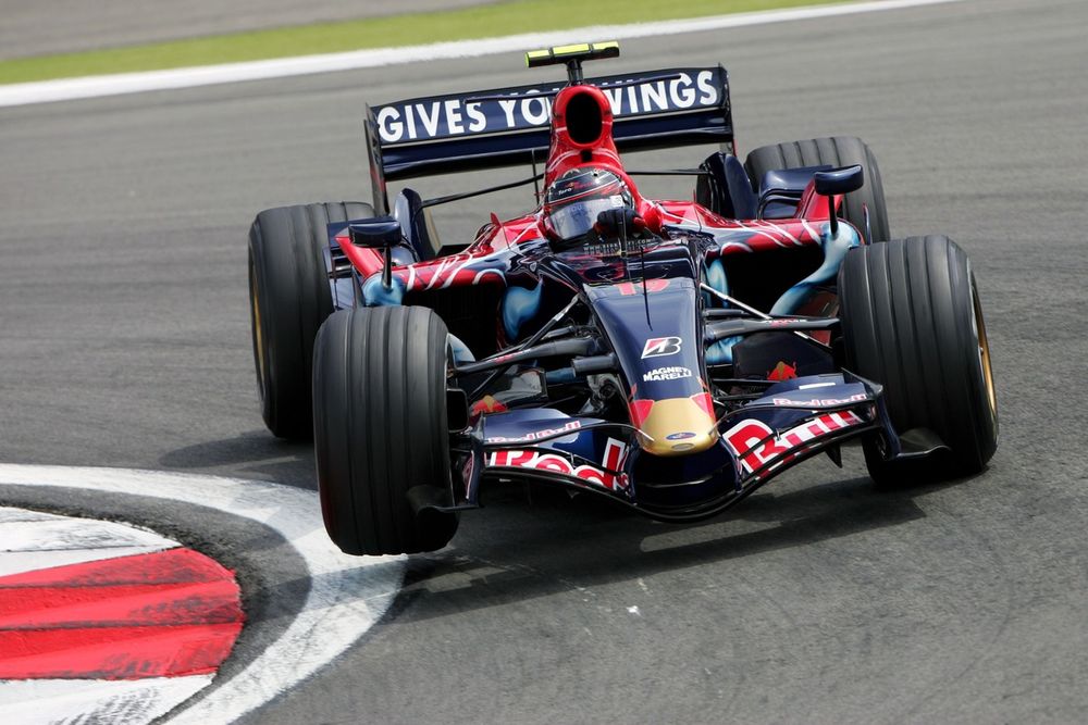 Toro Rosso switched to Ferrari engines (and a version of the Adrian Newey-designed Red Bull RB3) in 2007