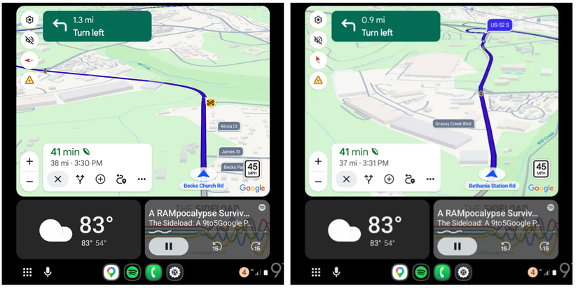 Google Maps change