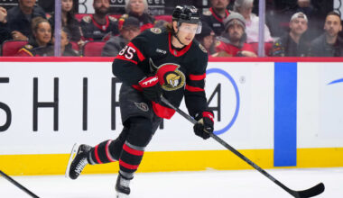 Sanderson leaves in 2nd period of Game 3 loss for Senators