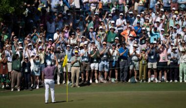 Shane Lowry's historic Masters ace puts him in green-jacket contention