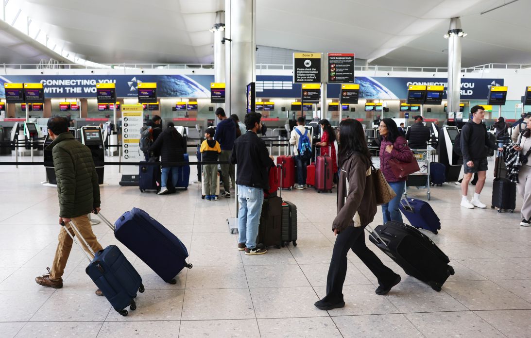 At the world’s busiest airports, airlines can’t just pick their preferred departure times. They must secure what are known as “slots” — specific time windows to take off and land. Pictured here: BA's hub, Heathrow Airport in London.