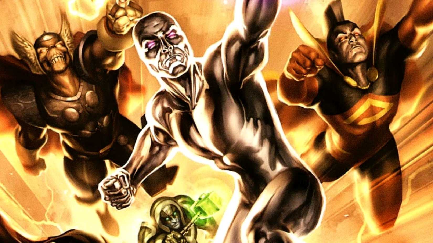 Silver Surfer leads the Annihilators with Gladiator and Beta Ray Bill in Marvel Comics