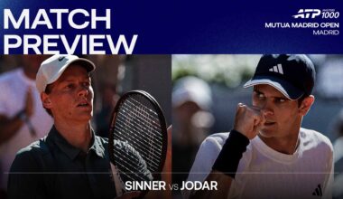 Jannik Sinner and Rafael Jodar will meet for the first time on Wednesday in Madrid.