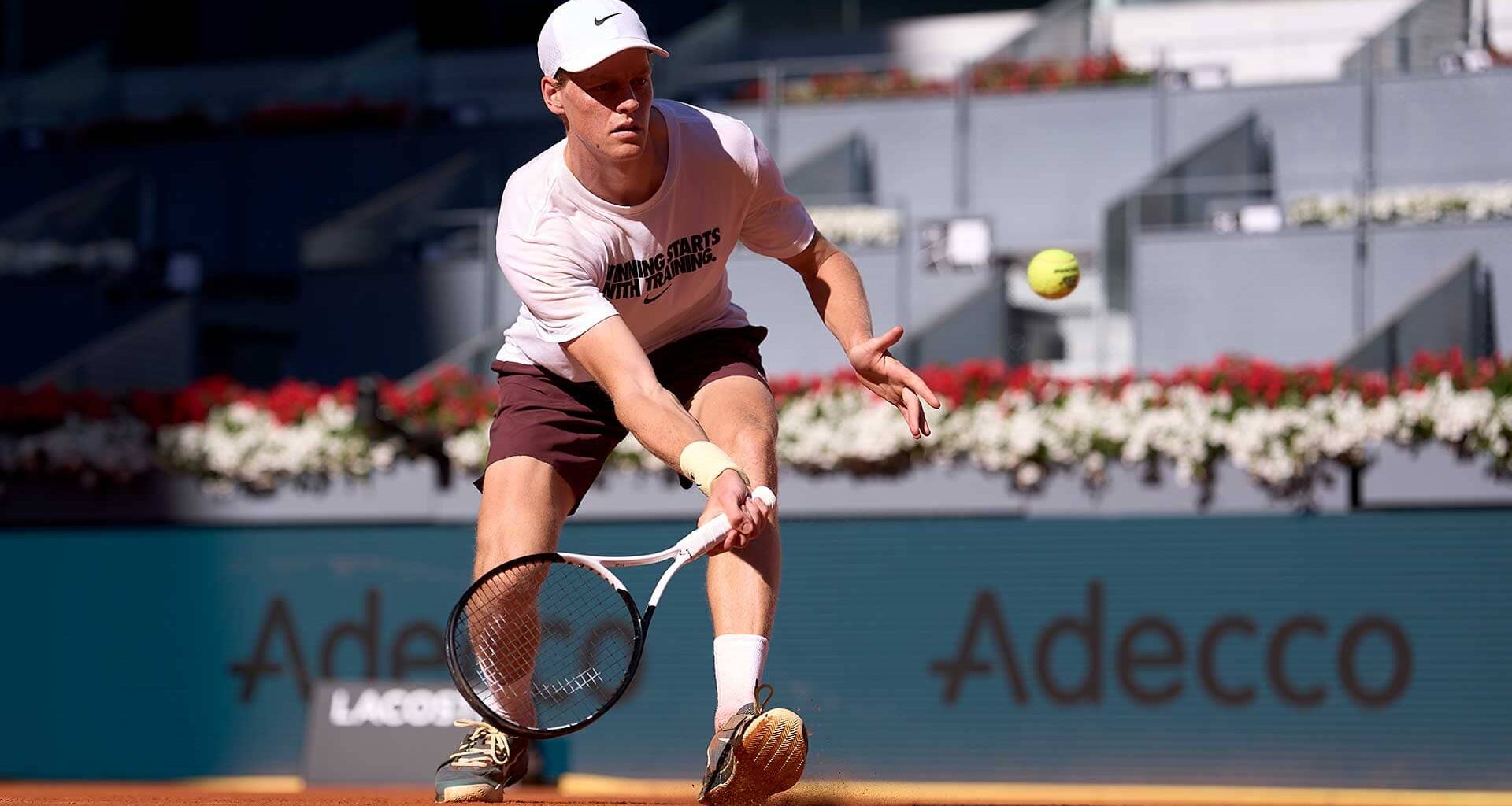 Jannik Sinner is aiming to win the title in Madrid for the first time.