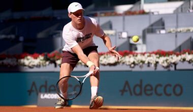 Jannik Sinner is aiming to win the title in Madrid for the first time.