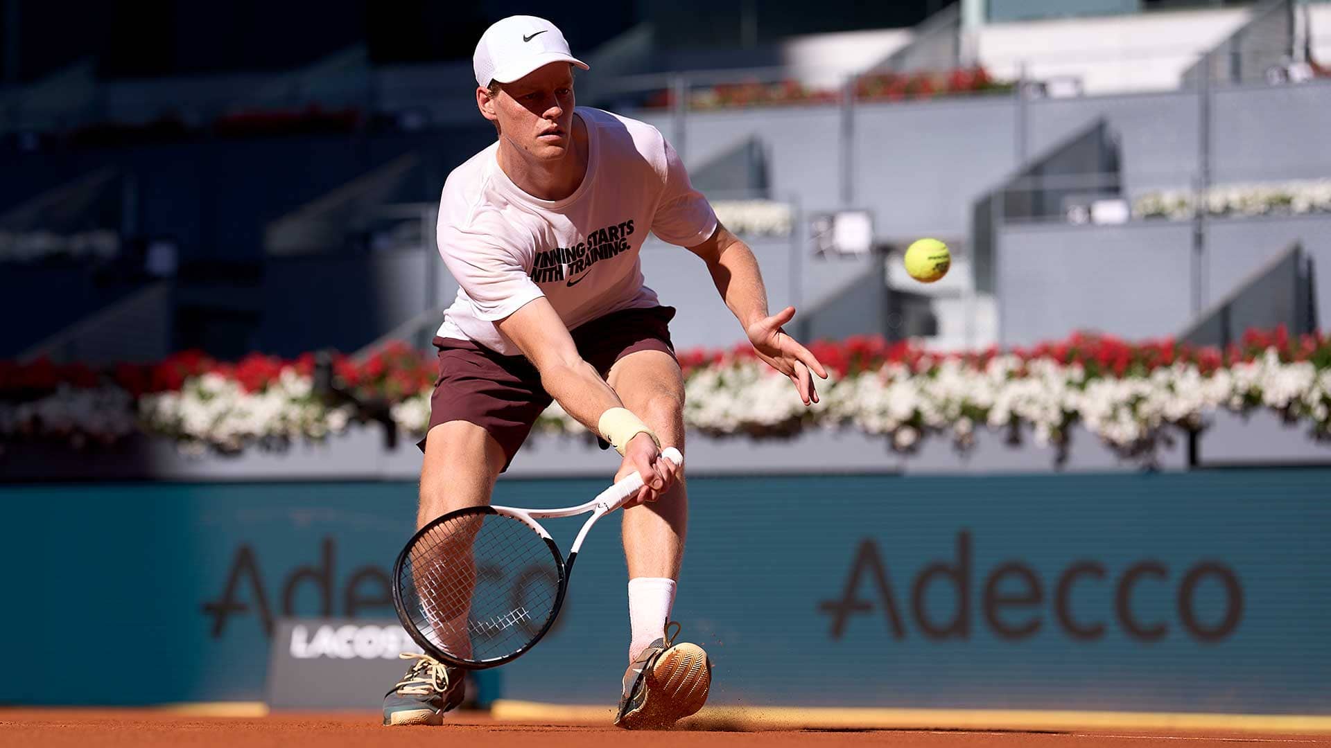 Jannik Sinner is aiming to win the title in Madrid for the first time.