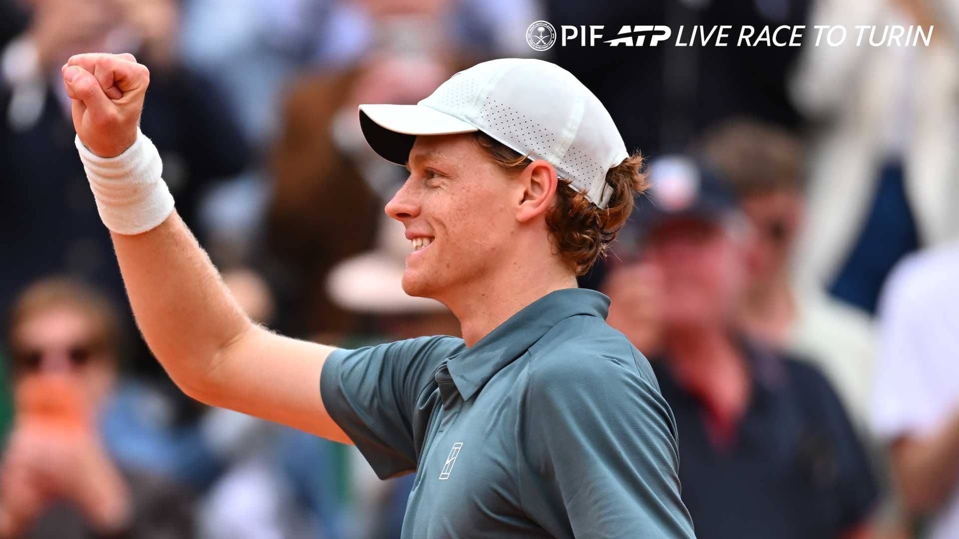 Jannik Sinner is first in the PIF ATP Live Race To Turin.