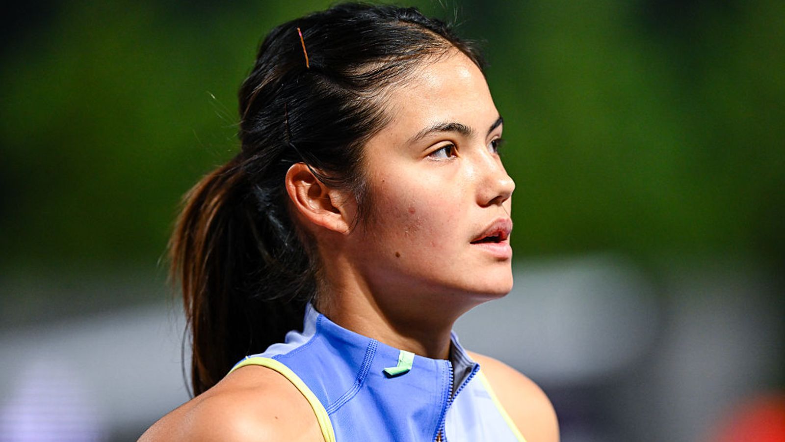 Emma Raducanu participates in round 1 of the Transylvania Open 2026, a WTA250 Tournament, at BT Arena in Cluj-Napoca, Romania, on February 2