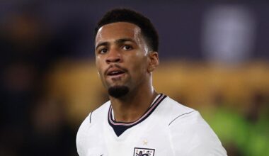 Ethan Nwaneri - on-loan at Marseille - impressed playing for England's U21s