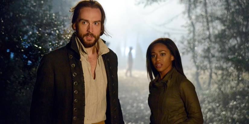 Tom Mison and Nicole Beharie as Ichabod Crane and Abbie Mills in 'Sleepy Hollow.'