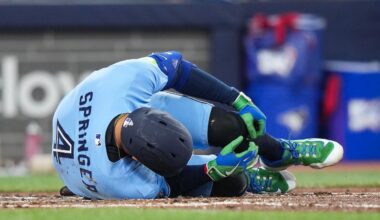 Springer joins growing list of Blue Jays injuries in loss to Twins