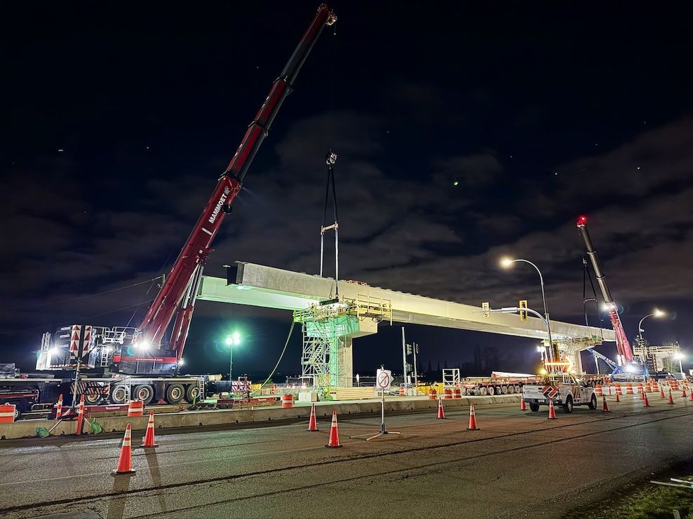 surrey-langley skytrain construction april 2025 highway 15