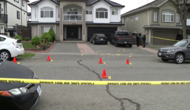 Surrey home behind police tape after suspected extortion-related shooting - BC