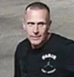A man wanted by police.