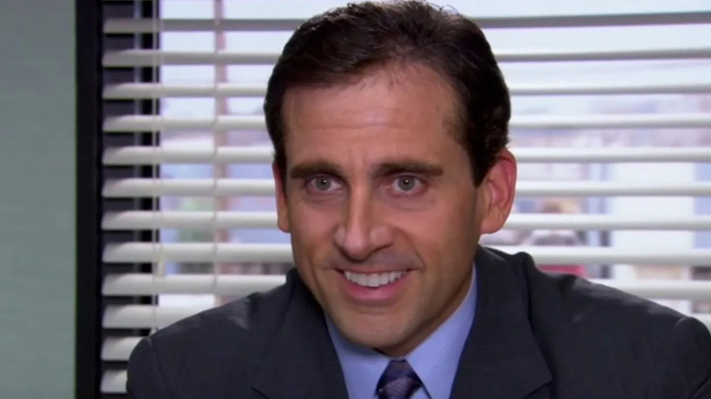 Michael Scott smiling in The Office