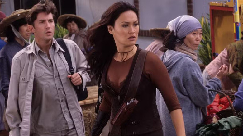 Christien Anholt and Tia Carrere in 