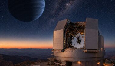 The world's most powerful telescope was switched on in Chile and may finally solve the mystery of the ninth planet that scientists believe has been hidden in the Solar System for billions of years.
