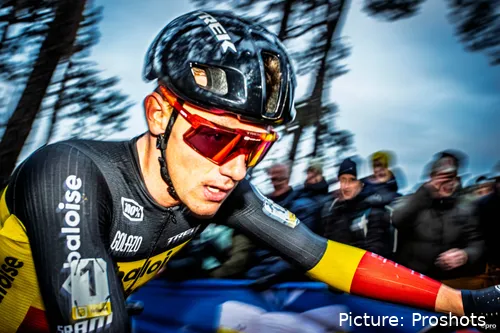 Thibau Nys during the 2025-2026 season in cyclocross