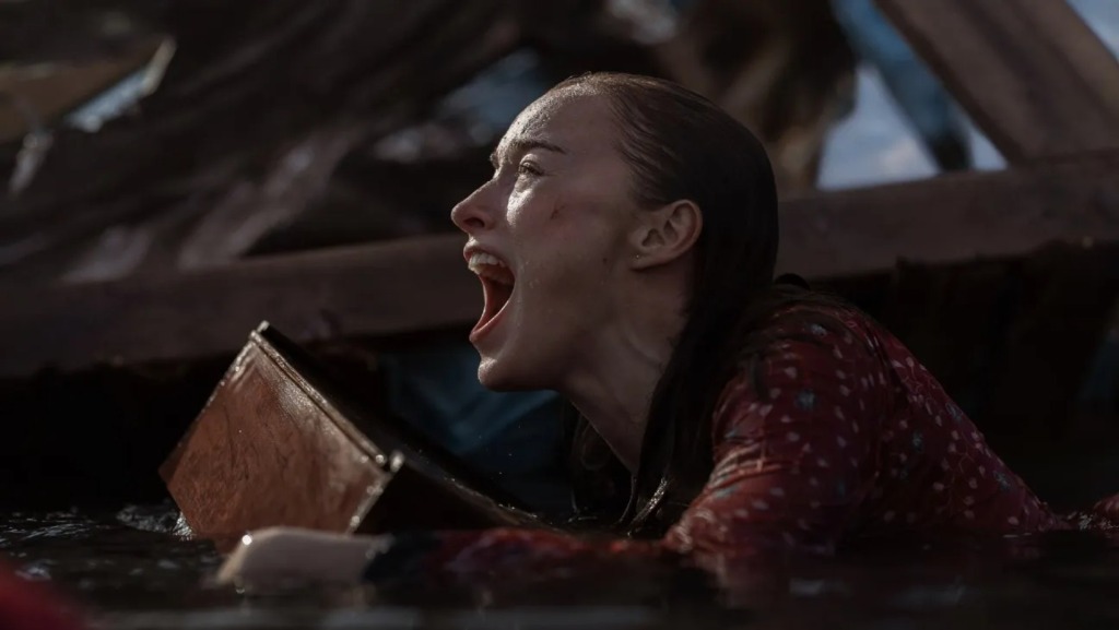 Shark disaster can't decide if it's silly or not