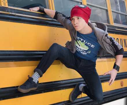 Tom Holland as Peter Parker in Avengers: Infinity War