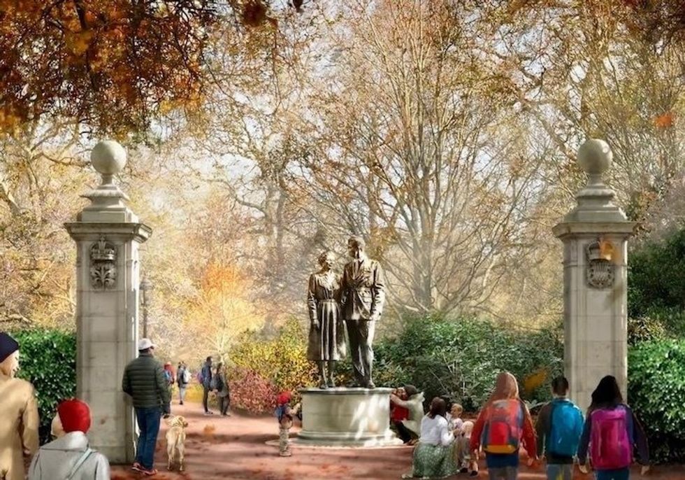 tribute to Queen Elizabeth II and Prince Philip