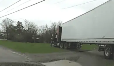 Tractor-trailer stuck in front yard leads to charges for Brampton driver