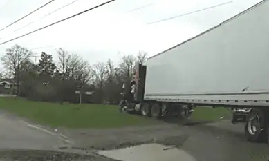 Tractor-trailer stuck in front yard leads to charges for Brampton driver