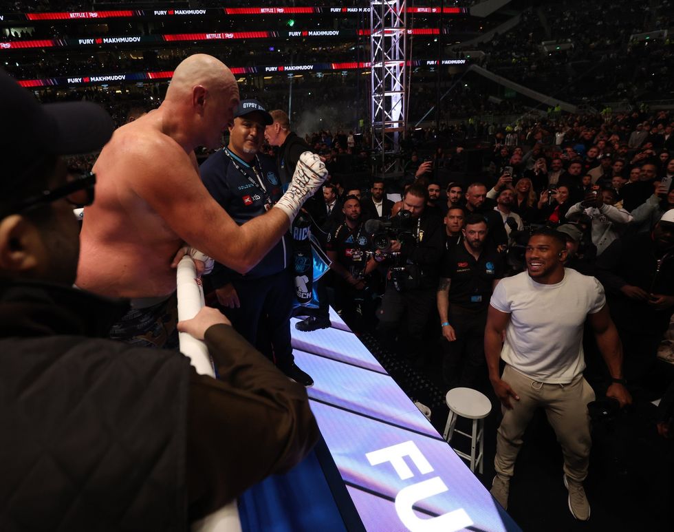 Tyson Fury and Anthony Joshua