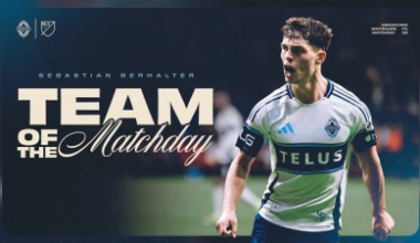 Sebastian Berhalter earns fourth MLS Team of the Matchday selection of 2026