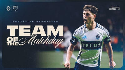 Sebastian Berhalter earns fourth MLS Team of the Matchday selection of 2026