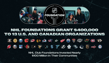 NHL Foundations award $400,000 in grants for this season