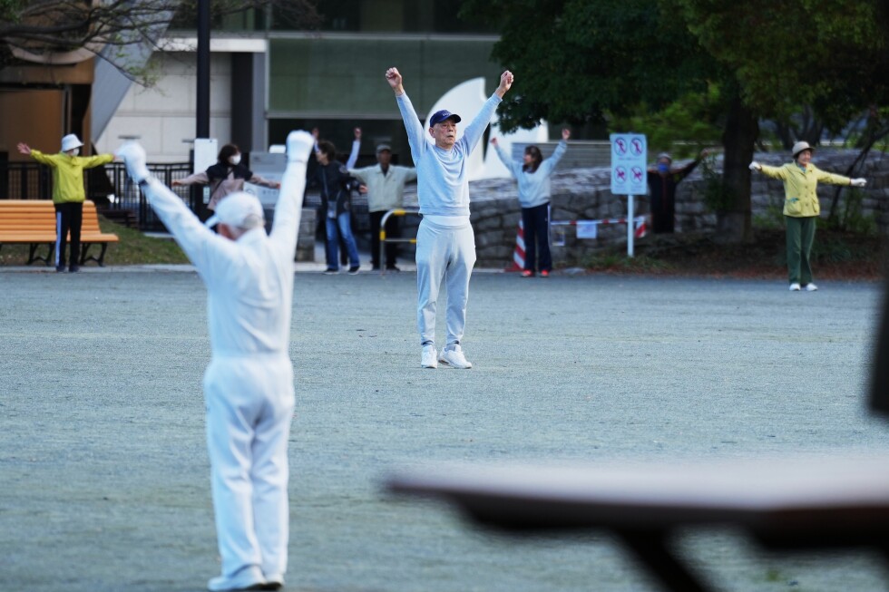 Japan awakens to radio exercise tradition