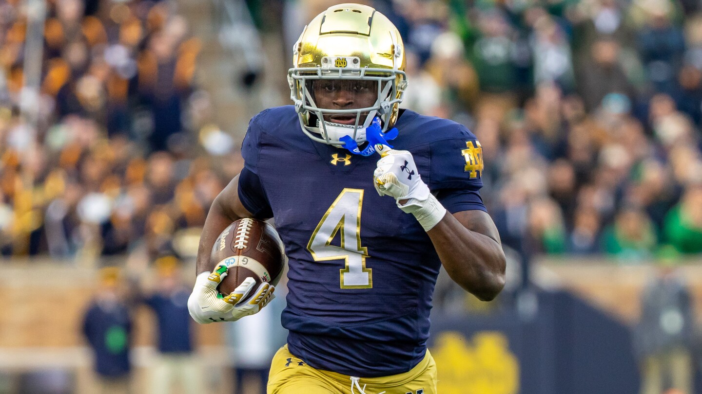 2026 NFL Draft Running Back rankings: Notre Dame's Jeremiyah Love in a class by himself