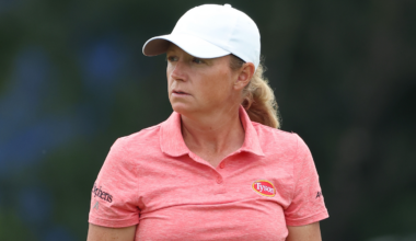 With husband and dad on the bag, Stacy Lewis wraps career at Chevron Championship